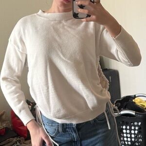 Beginning Boutique Cream Knit Sweater